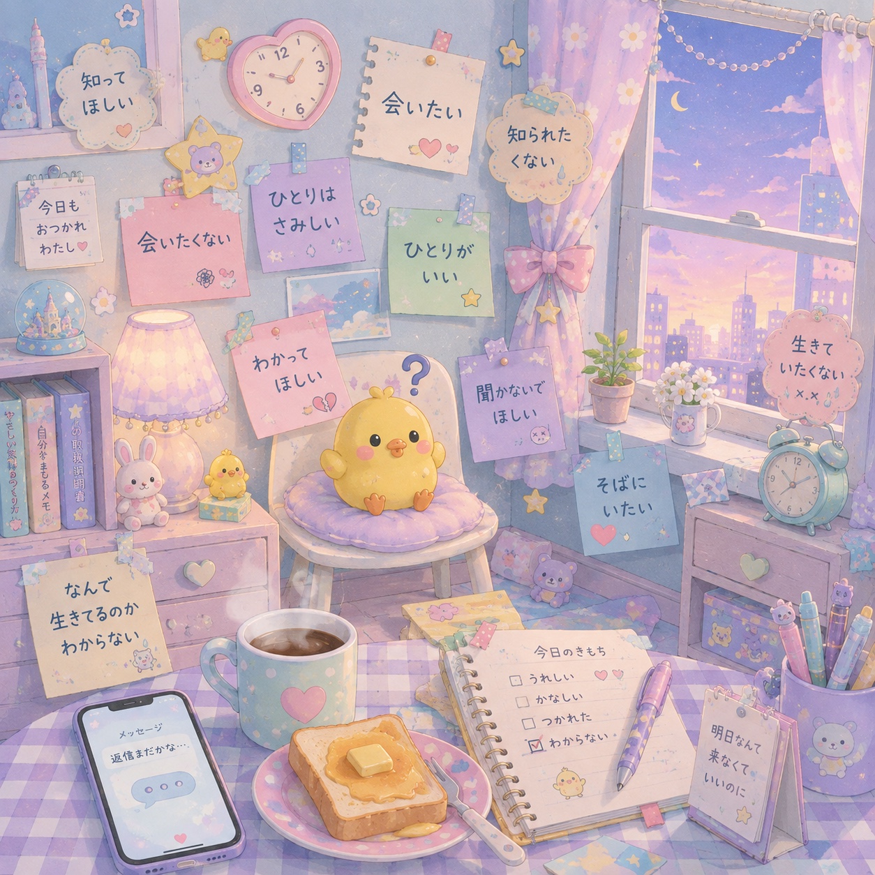 「わからないまま」カバーアート｜午前四時のひよこ 4AM Chick Project