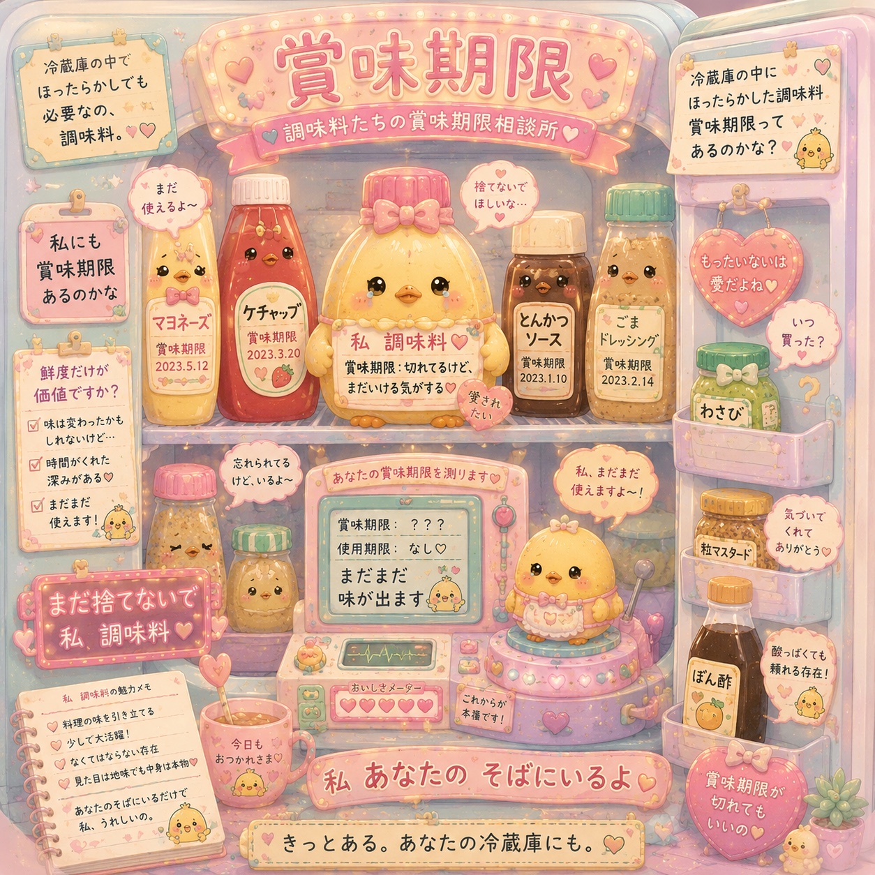 「賞味期限」カバーアート｜午前四時のひよこ 4AM Chick Project