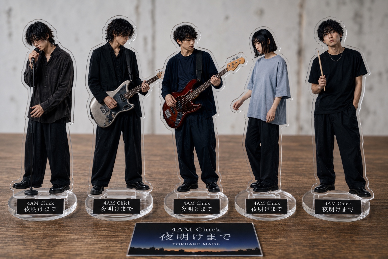 夜明けまで 5人のアクリルスタンド